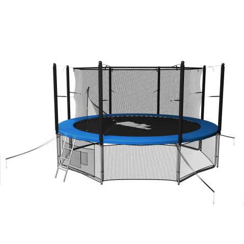 Батут Unix Line Classic 12 ft Inside (синий/зеленый)