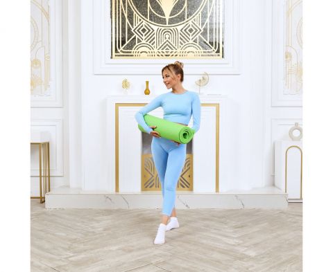 Коврик для фитнеса и йоги DFC Yoga 173x61см