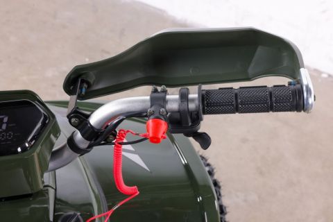 Квадроцикл детский электрический OMA Electric ELF-750 Dark green