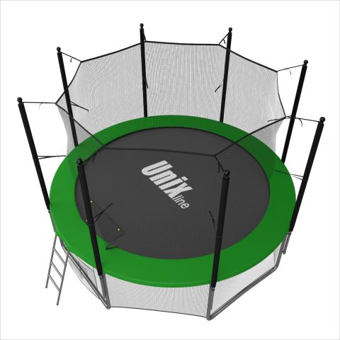 Батут Unix Line Classic 6 ft Inside (синий/зеленый)