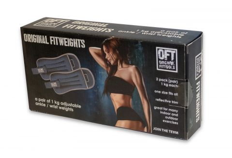 Комплект утяжелителей весом Original FitTools 1 кг (пара)