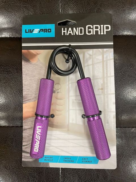 Эспандер кистевой Livepro LP8285-140LB (63кг) серебристый