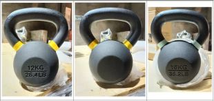 Гиря железная с цветными кольцами MD Buddy MD2219 16 кг