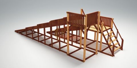 Зимняя горка Савушка Зима 7