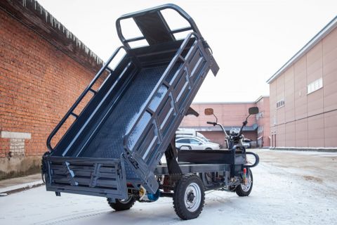 Грузовой электротрицикл Rutrike Титан 2000 (гидравлика)