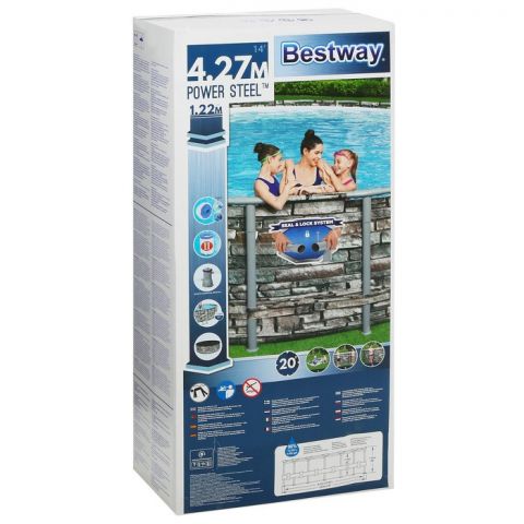 Бассейн каркасный Bestway Power Steel 427 x 122 см (56993)
