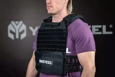 Жилет утяжелитель c плитами Yousteel