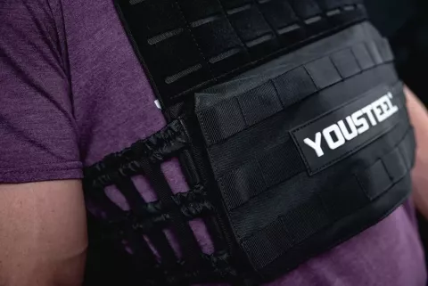 Жилет утяжелитель c плитами Yousteel