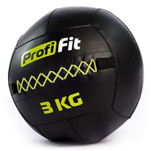 Медицинбол набивной (Wallball) PROFI-FIT, 3 кг