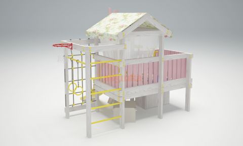 Игровой комплекс Савушка Baby 3 розовый