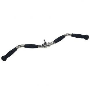 Рукоять вращающаяся изогнутая с обрезиненными ручками 32" Gymmaster PB10