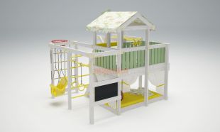 Игровой комплекс Савушка Baby 5 оливковый