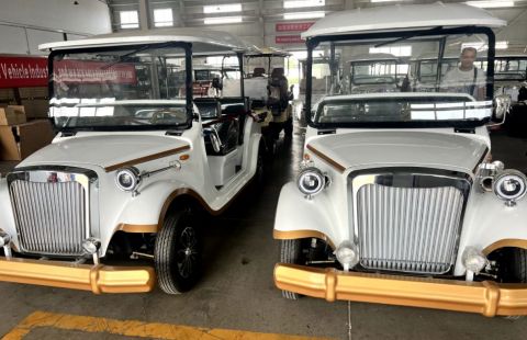 Гольфкар восьмиместный Retro Car BM-V8 (4000W 48V)