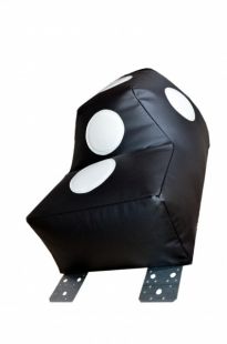 Подушка апперкотная Г образная экокожа Рокки 61x40 см