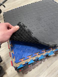 Резиновая плитка Rubber Prom 9 мм 500*500 мм