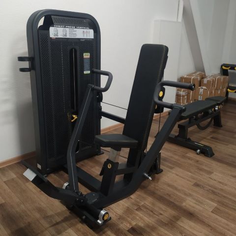 E-5008 Жим от груди вертикальный (Vertical Press). Стек 109 кг.