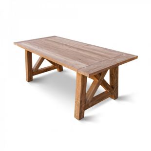 Обеденный стол из переработанного тикового дерева KM-2008