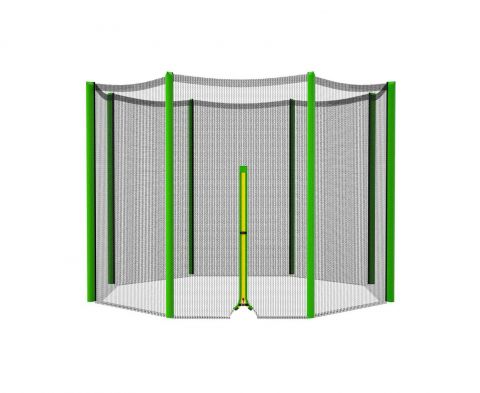 БАТУТ DFC TRAMPOLINE FITNESS С СЕТКОЙ 14FT-TR-LG