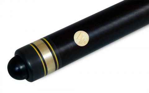Кий для русского бильярда 1-pc "Классика" (черный граб, лимонник, граб) 30 запилов